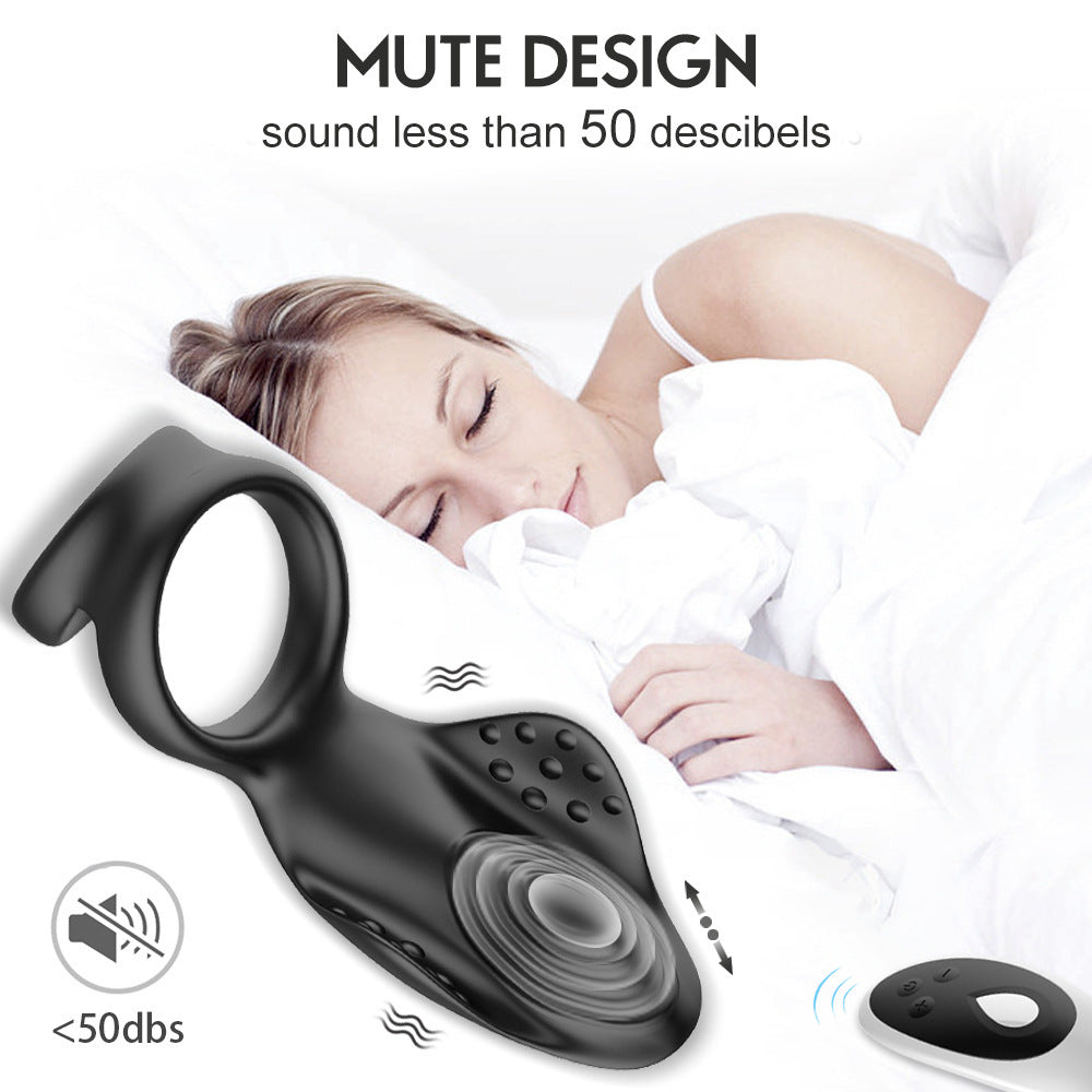 Masturbation Massager Male And Female Shared Buckle Lock Semen Ring Adult Erotic Supplies