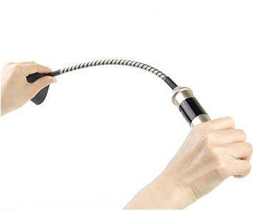 Electronic pulse leather whip