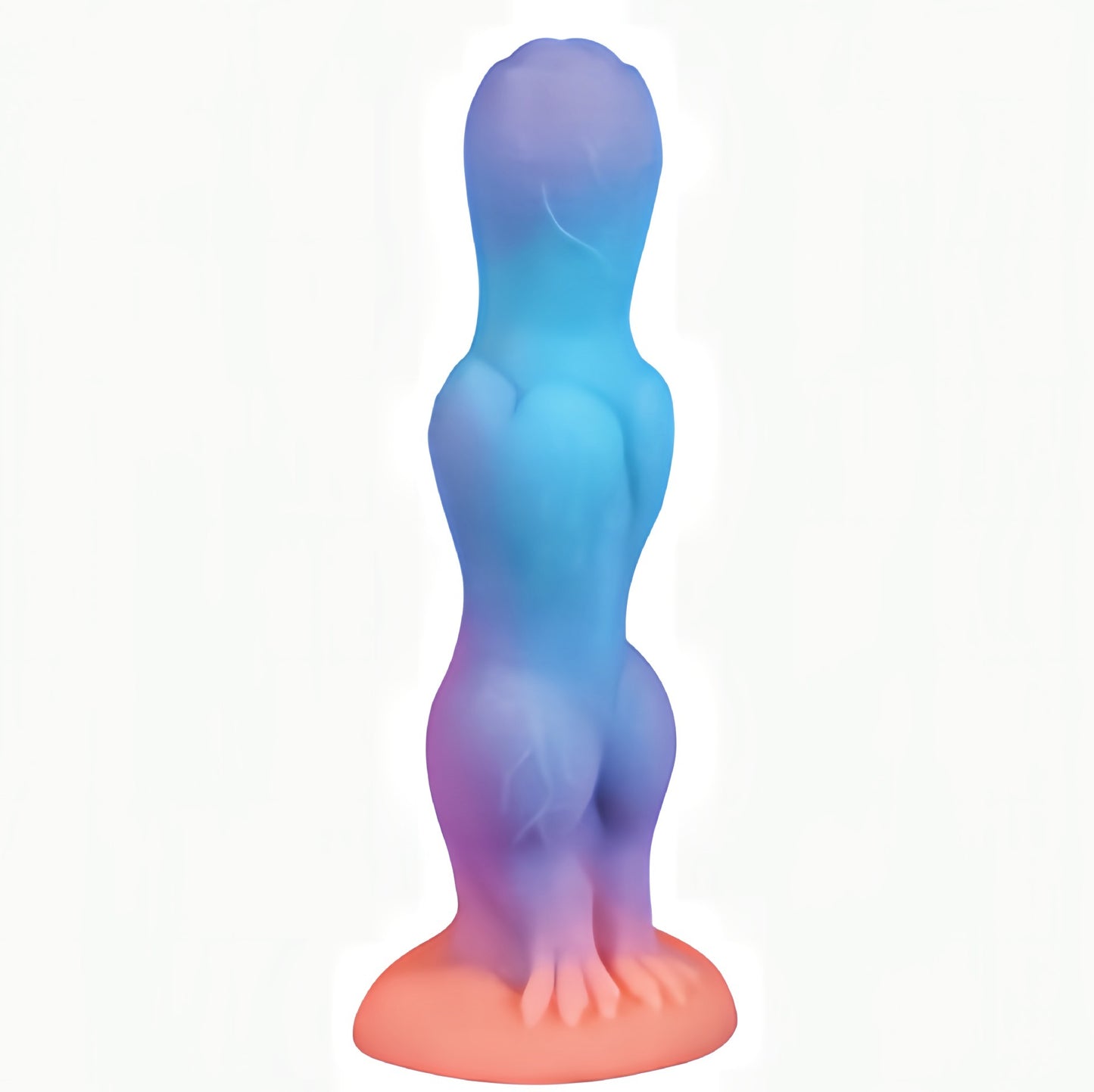 Liquid Silicone Luminous Mixed Color Butt Plug For Men And Women