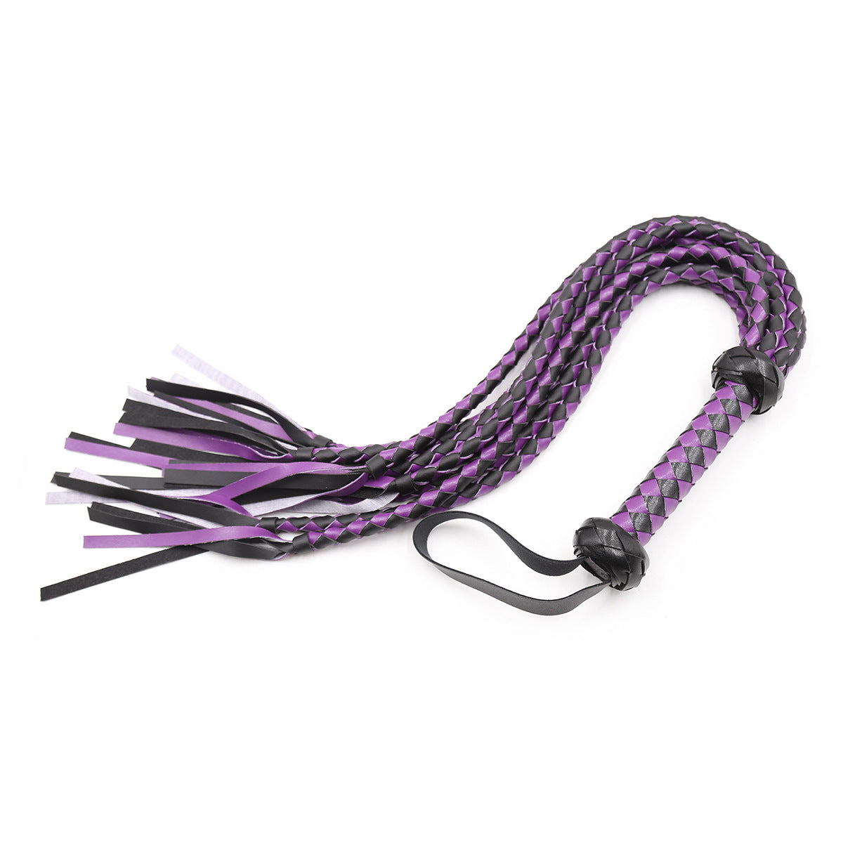 Sexy Product Handmade Leather Black Red Purple Whip Pumping Whip Toy