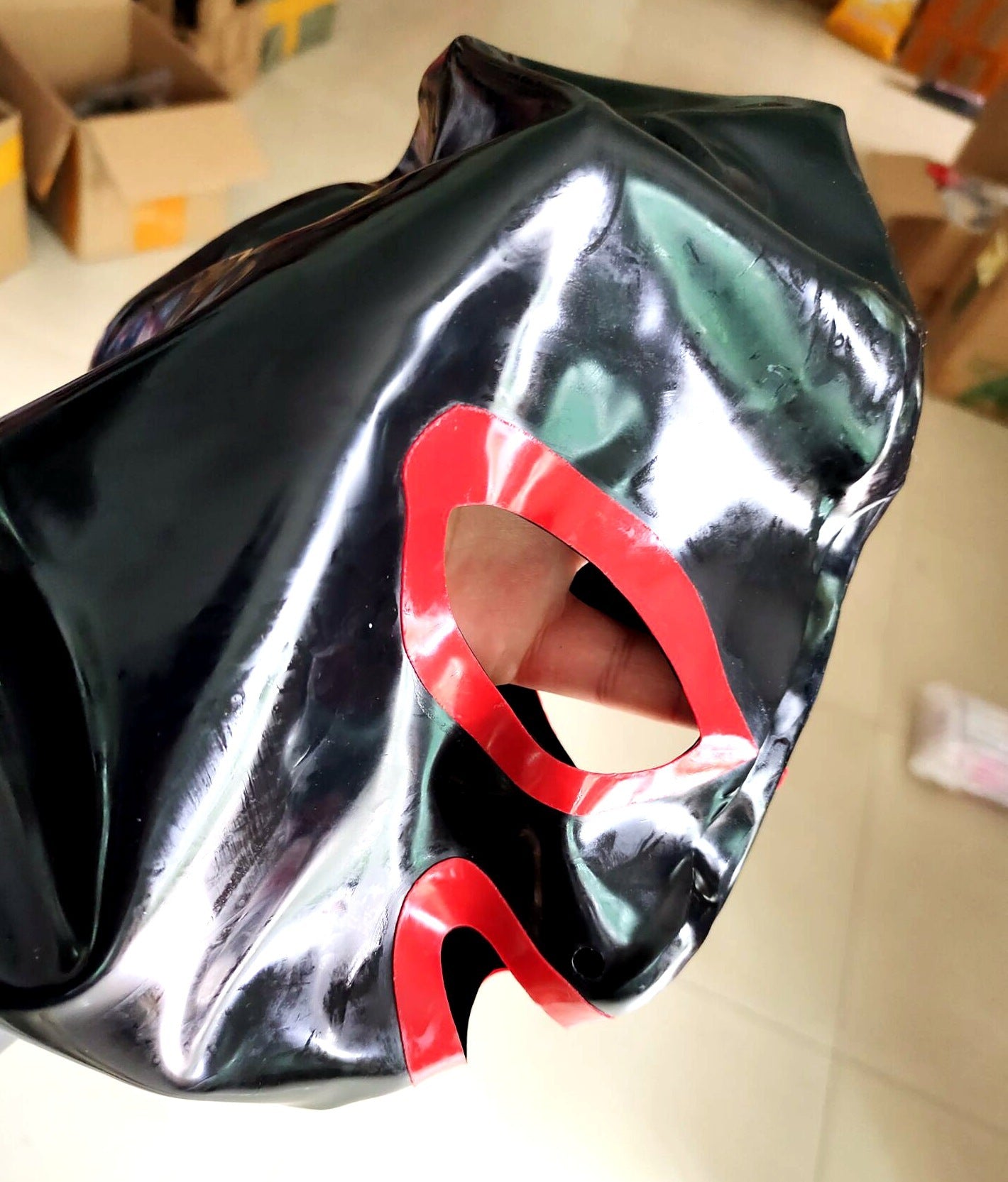 Sexy Latex Headgear Latex Mask Role Play