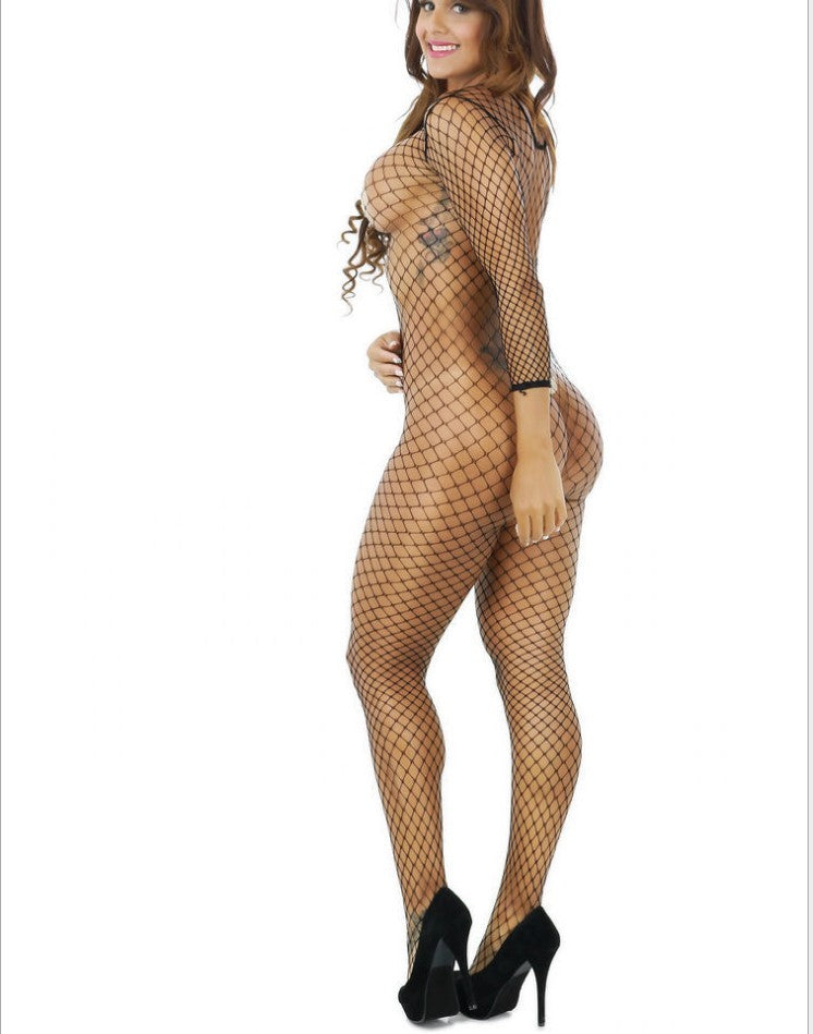 Sexy And Sexy Fishing Net Suit Water Wave