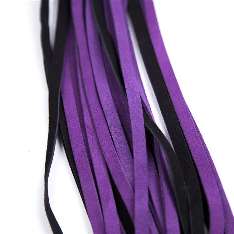 Couple Toys Health Care Products Wholesale Whip Leather Thick Purple Handle Loosening Whip Agent