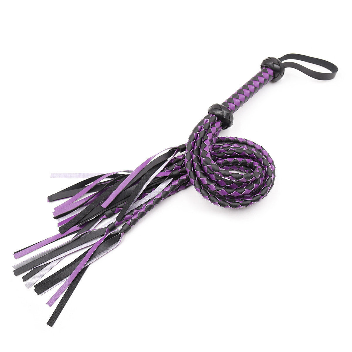 Sexy Product Handmade Leather Black Red Purple Whip Pumping Whip Toy