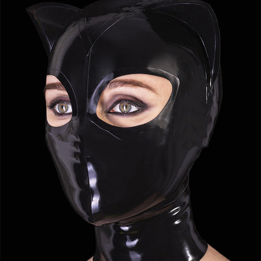 Catgirl Latex Hood Cat Ear