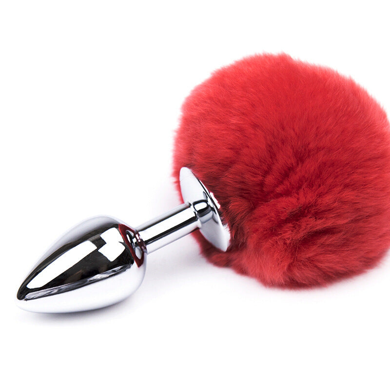 Rabbit Tail Hair Ball Plug For Female Use